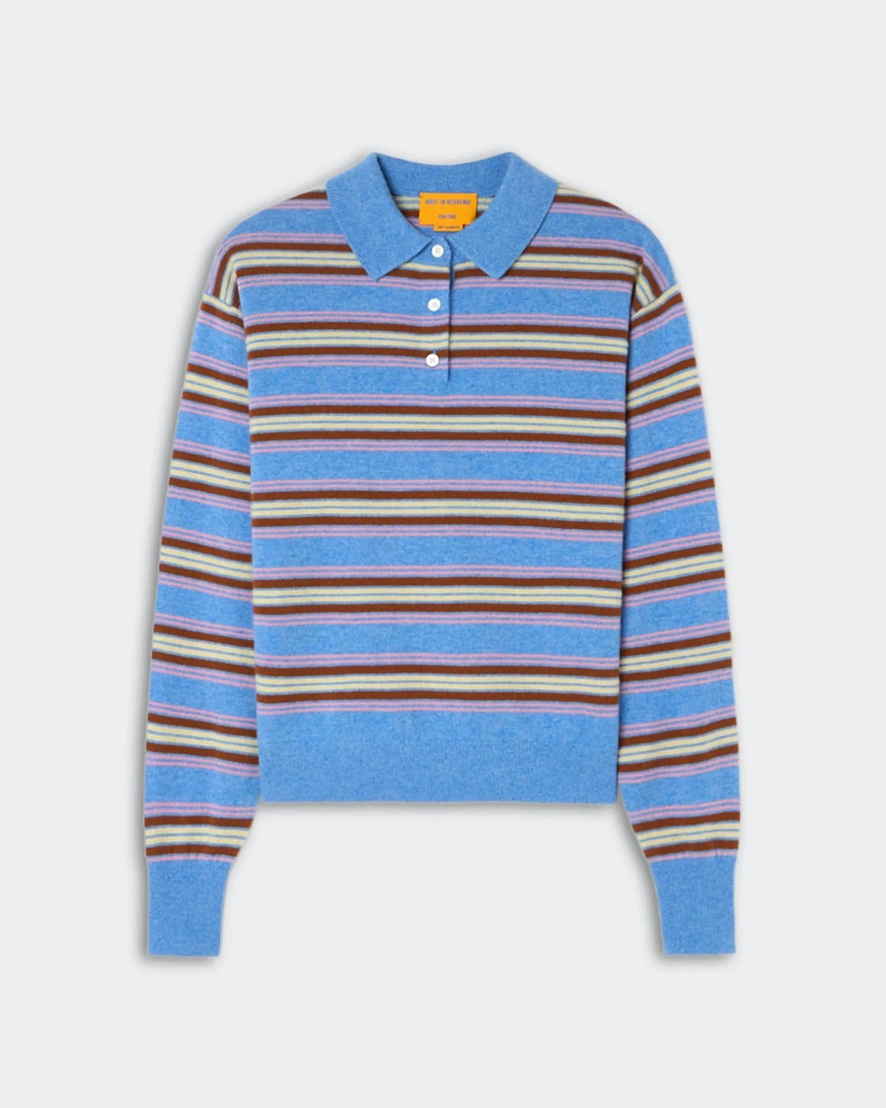Collegiate Stripe Polo - Delft Blue Combo