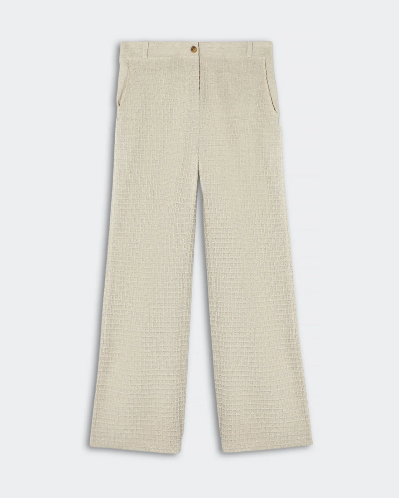 Waffle Work Pant - Cream